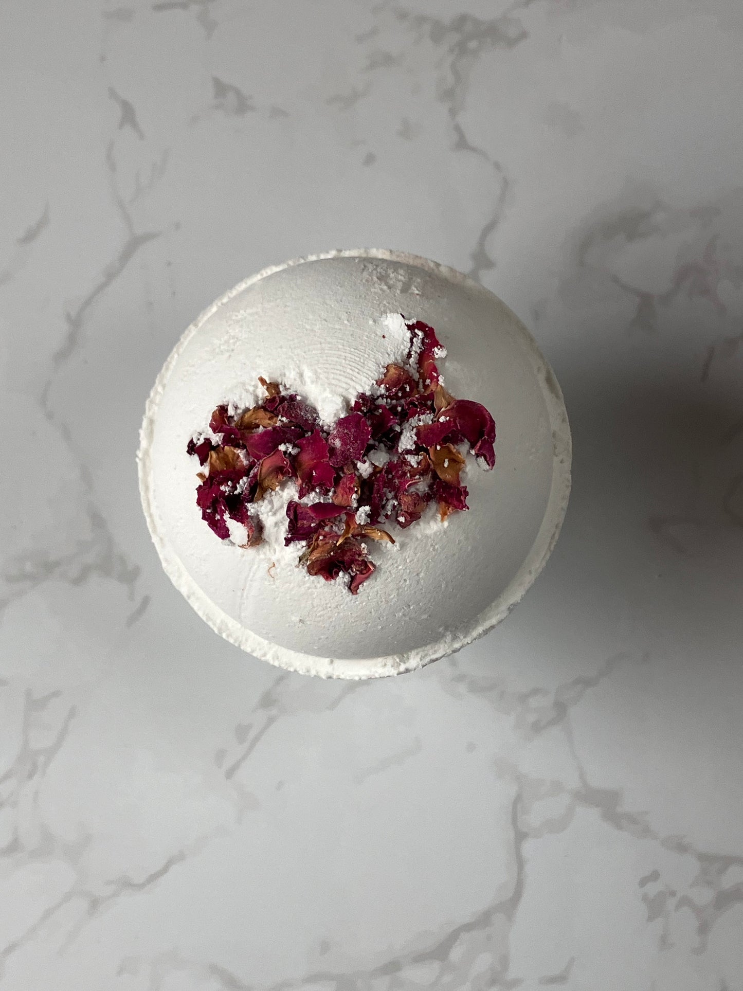 Rose geranium botanical bath bomb